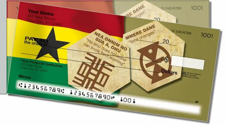 Adinkra Side Tear Personal Checks