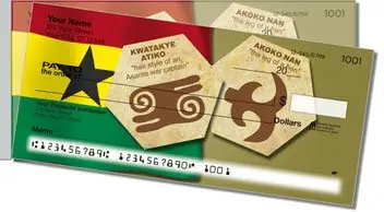 Adinkra Side Tear Design Checks