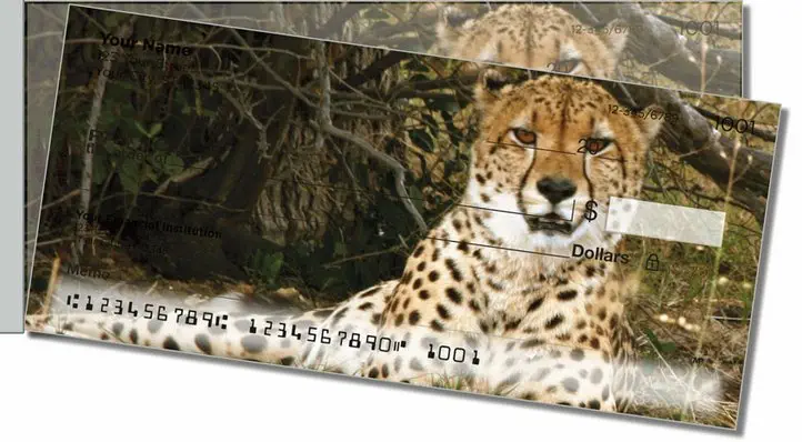 African Wildlife Side Tear Personal Checks