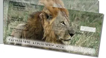 African Wildlife Side Tear Design Checks