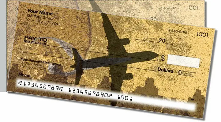 Airplane Side Tear Personal Checks