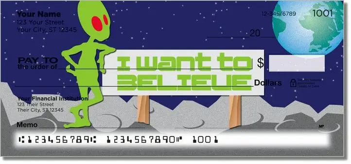 Alien Life Personal Checks