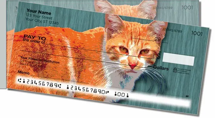 Alley Cat Side Tear Personal Checks