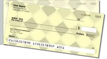 Almost Argyle Side Tear Design Checks