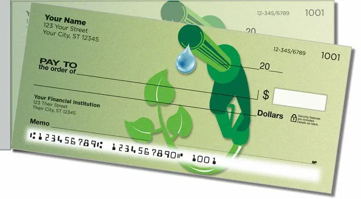 Alternative Energy Side Tear Personal Checks