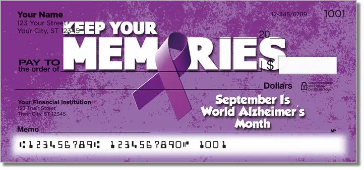 Alzheimers Awareness Personal Checks