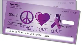 Alzheimers Awareness Side Tear Checks