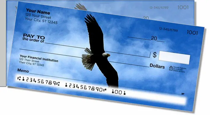 American Eagle Side Tear Personal Checks