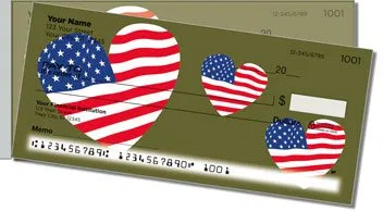 American Pride Side Tear Personalized Checks