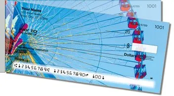 Amusement Park Side Tear Personalized Checks