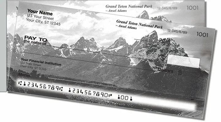 Ansel Adams Side Tear Personal Checks