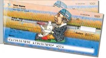 Antique Bank Side Tear Design Checks