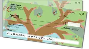 Apple Tree Art Side Tear Checks