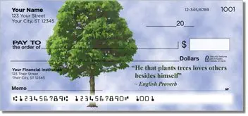 Arbor Day Quote Design Checks