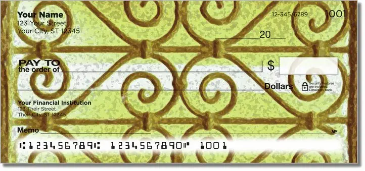 Artistic Iron Personal Checks