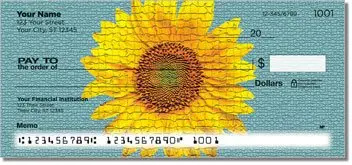Artistic Sunflower Checks