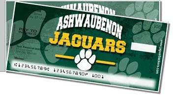 Ashwaubenon Academic Side Tear Personalized Checks