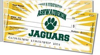 Ashwaubenon Athletic Side Tear Design Checks