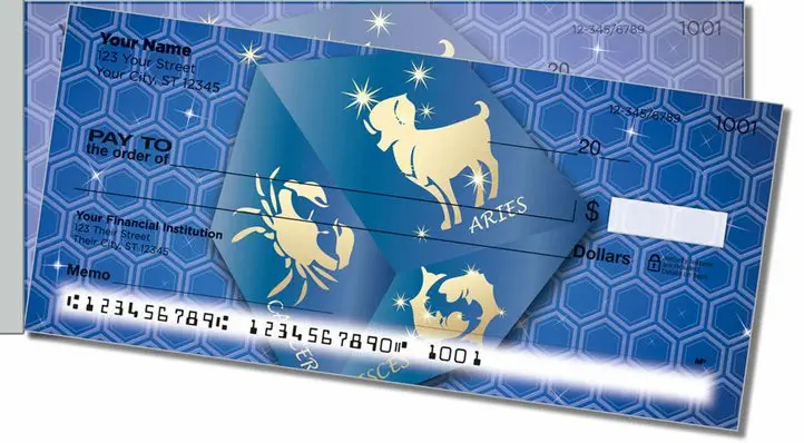 Astrology Side Tear Personal Checks