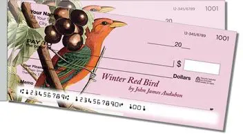 Audubon Bird Side Tear Design Checks