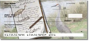 Audubon Sketch Personalized Checks