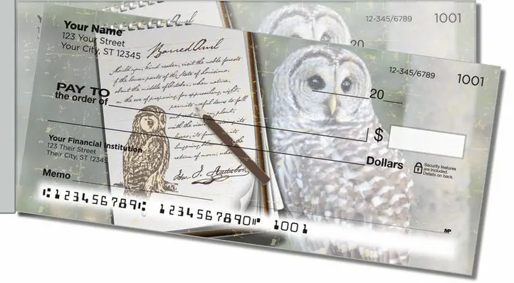 Audubon Sketch Side Tear Personal Checks