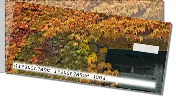 Autumn Ivy Side Tear Design Checks