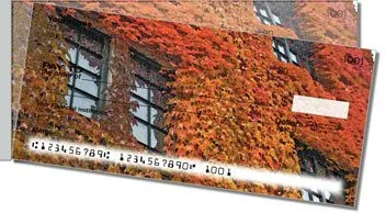 Autumn Ivy Side Tear Personalized Checks