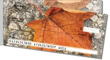 Autumn Leaves Side Tear Design Checks
