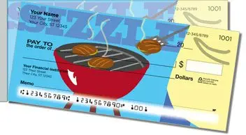 BBQ Grilling Side Tear Design Checks