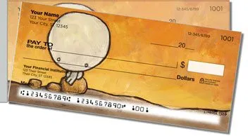 Babybol Introspective Side Tear Personalized Checks