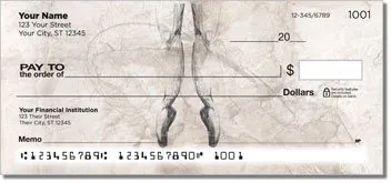 Ballerina Personalized Checks
