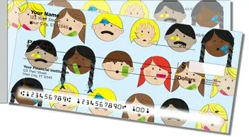 Band Aid Side Tear Design Checks