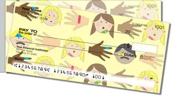 Band Aid Side Tear Personalized Checks