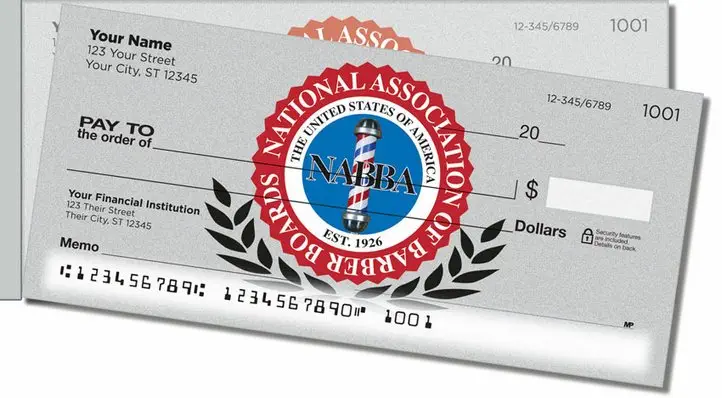 Barber Shop Side Tear Personal Checks