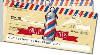 Barber Shop Side Tear Design Checks