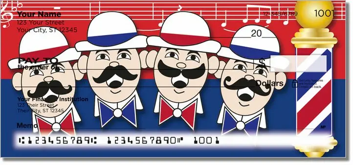 Barbershop Quartet Personal Checks