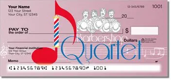 Barbershop Quartet Checks