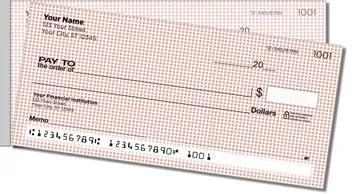 Basic Dot Side Tear Personalized Checks
