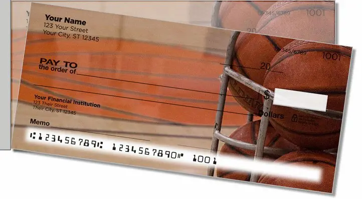 Basketball Side Tear Personal Checks