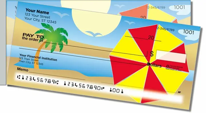 Beach Umbrella Side Tear Personal Checks