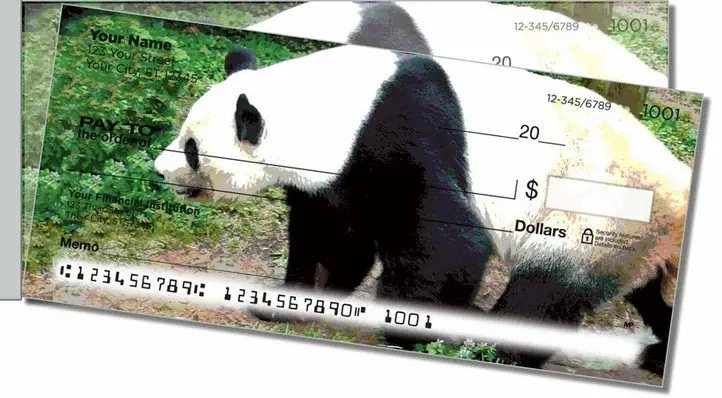 Bears of the World Side Tear Personal Checks