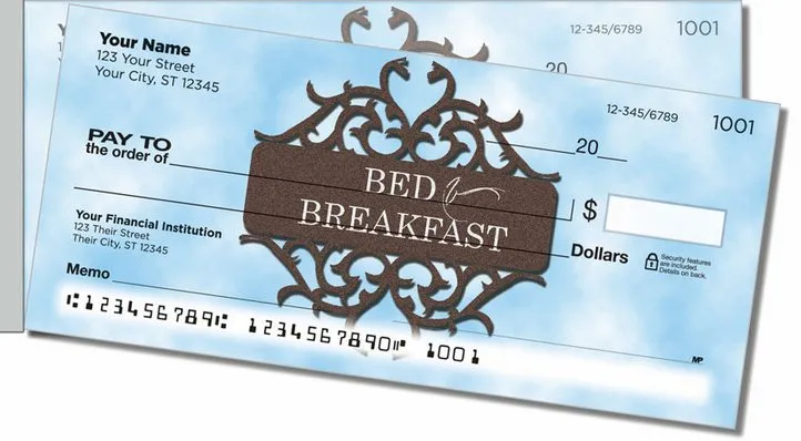 Bed and Breakfast Side Tear Personal Checks