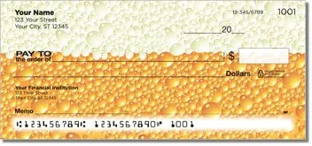 Beer Personalized Checks