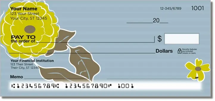 Big Blossom Personal Checks