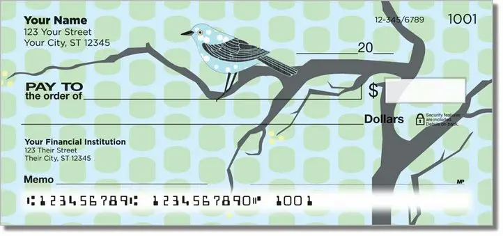 Birds on Branches Personal Checks