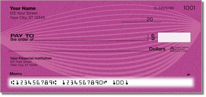 Blimp Lines Personal Checks