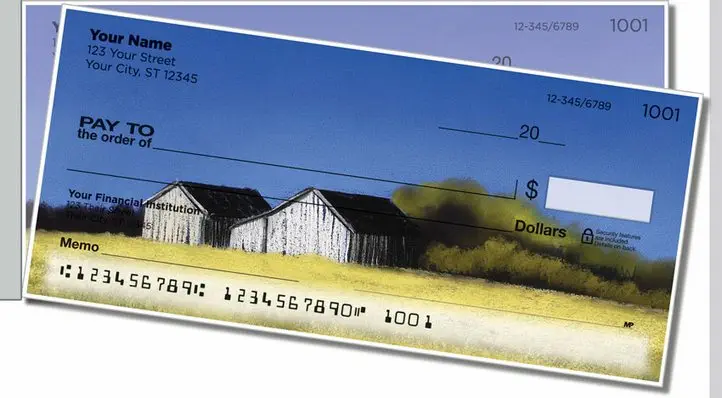 Blue Sky Barn Side Tear Personal Checks