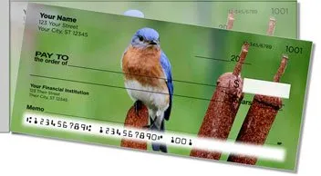 Bluebird Side Tear Personalized Checks