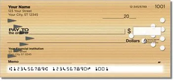 Bowling Alley Personalized Checks